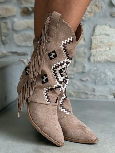 Santiags Bellina - Taupe