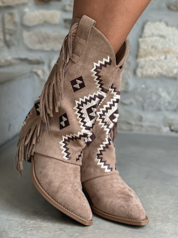 Santiags Bellina - Taupe