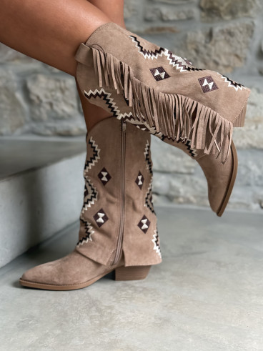 Santiags Bellina - Taupe