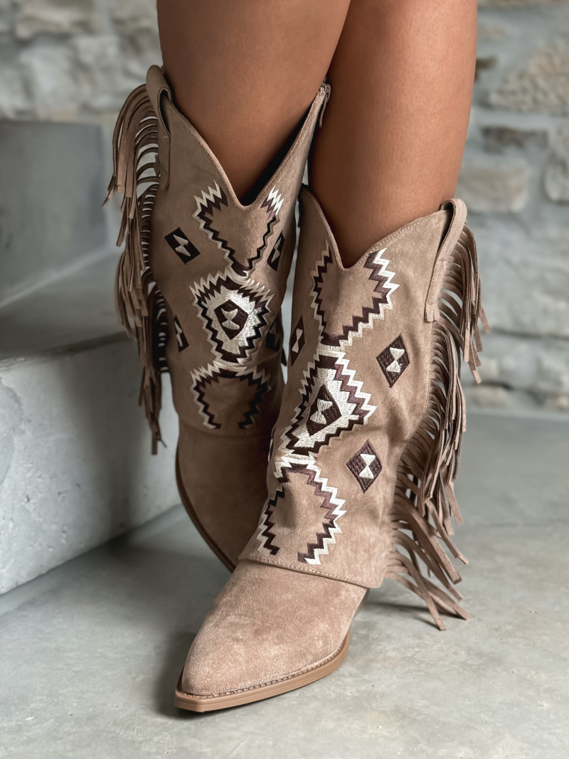 Santiags Bellina - Taupe