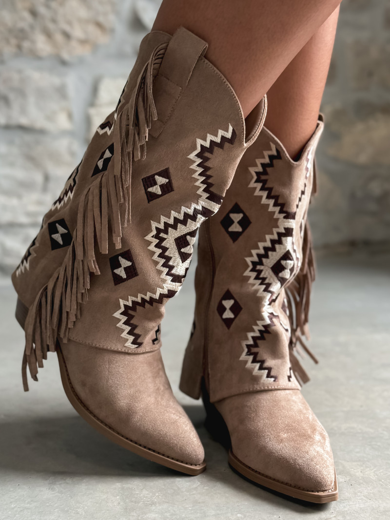 Santiags Bellina - Taupe