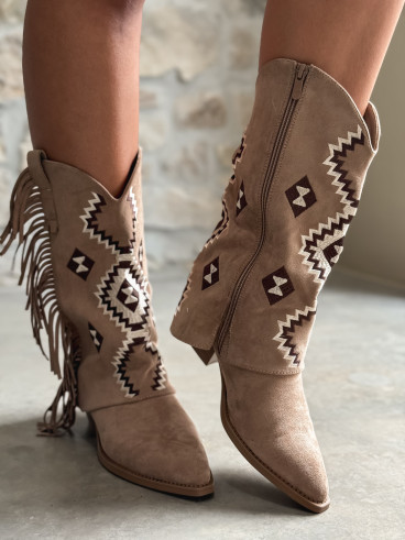 Santiags Bellina - Taupe