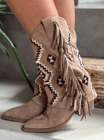 Santiags Bellina - Taupe