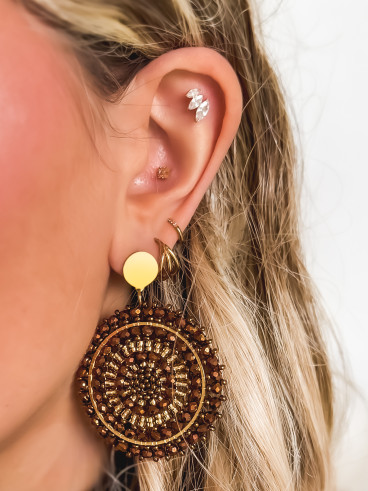 Boucles d'oreilles Kreis - Bronze