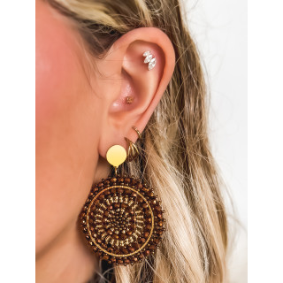 Boucles d'oreilles Kreis - Bronze