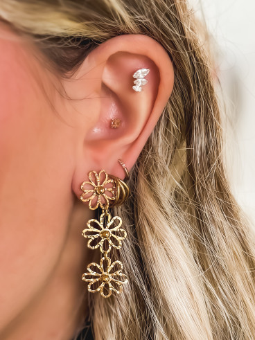 Boucles d'oreilles Délina - Doré