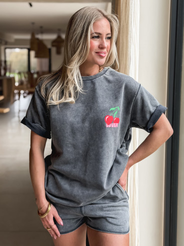 T-shirt Nayra - Gris foncé