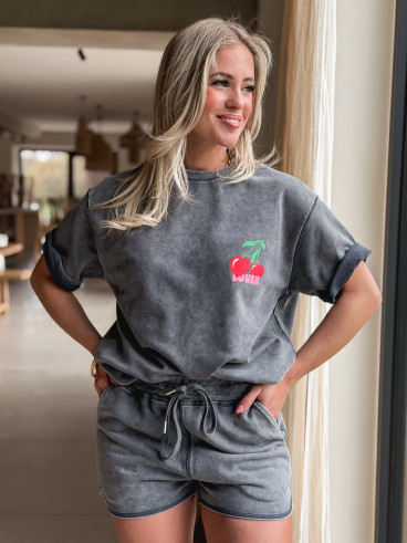 T-shirt Nayra - Gris foncé