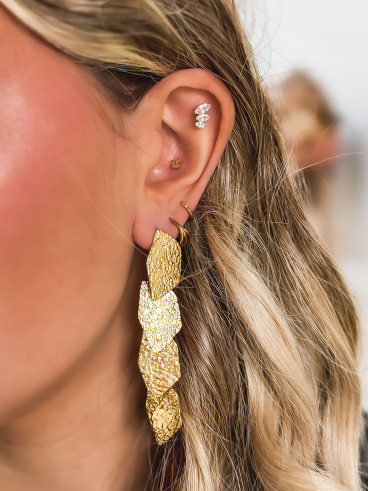 Boucles d'oreilles Béryl - Doré