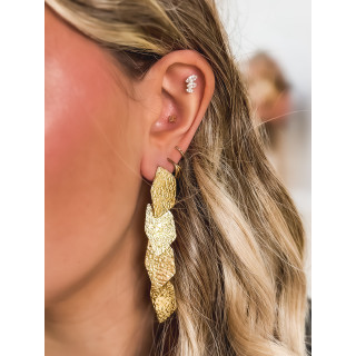 Boucles d'oreilles Béryl - Doré