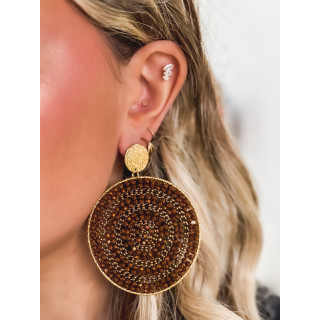 Boucles d'oreilles Pirla - Doré/Bronze