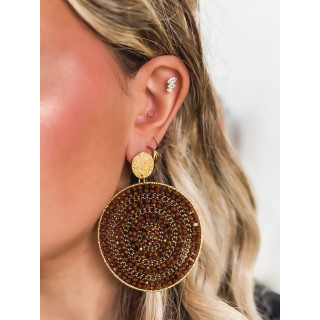 Boucles d'oreilles Pirla - Doré/Bronze