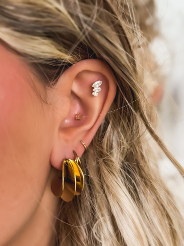 Boucles d'oreilles Holi - Doré