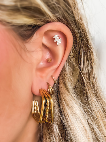 Boucles d'oreilles Orly - Doré