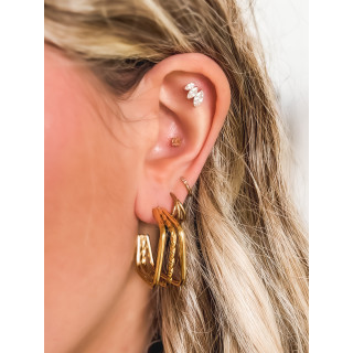 Boucles d'oreilles Orly - Doré