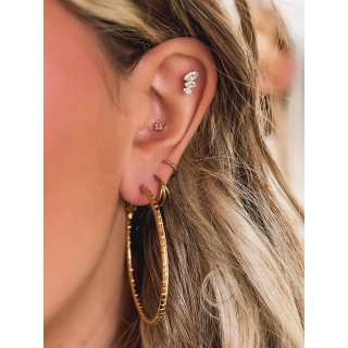 Boucles d'oreilles Sylvanie - Doré