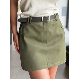 Jupe courte Eloane - Kaki