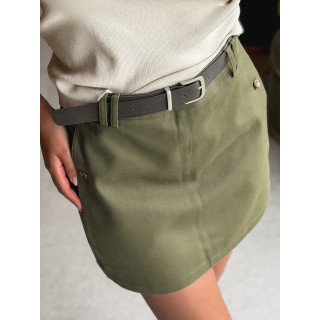 Jupe courte Eloane - Kaki
