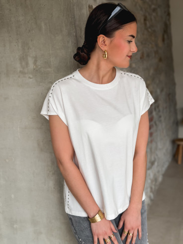 T-shirt Tania - Blanc