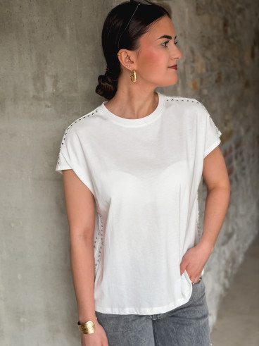 T-shirt Tania - Blanc