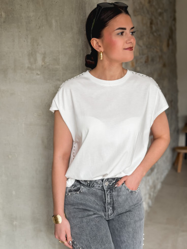 T-shirt Tania - Blanc