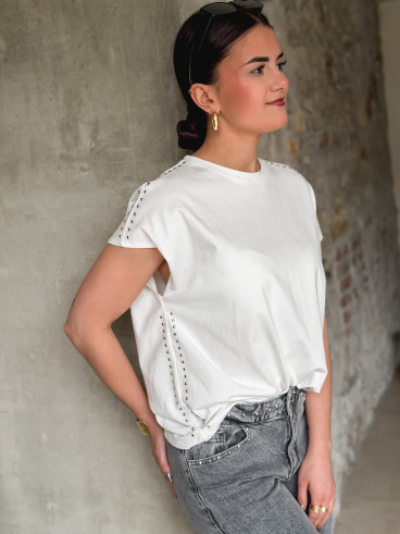 T-shirt Tania - Blanc