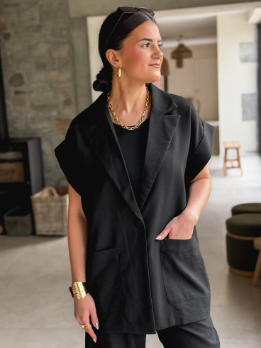 Blazer Elaïsa - Noir