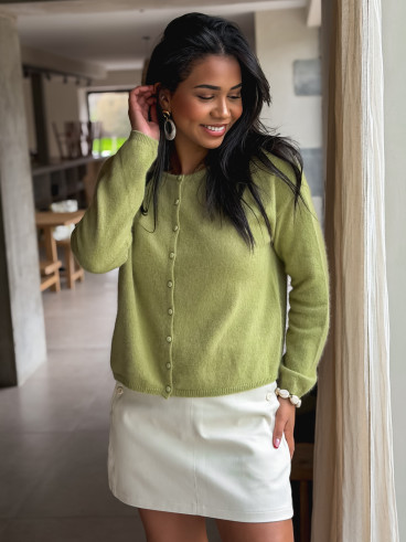 Gilet Saïda - Vert olive