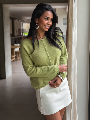 Gilet Saïda - Vert olive