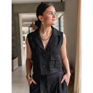 Gilet Elaïsa - Noir
