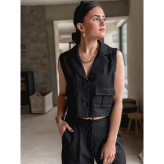 Gilet Elaïsa - Noir