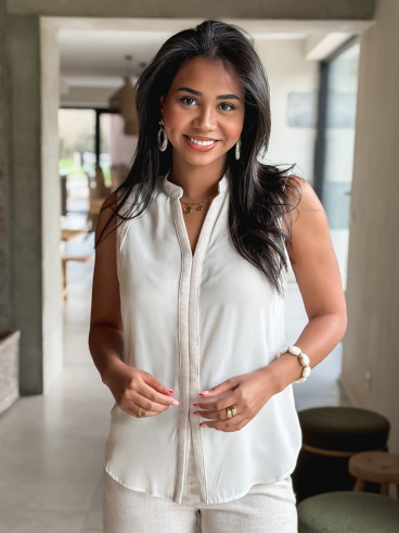 Blouse Ambrine - Beige