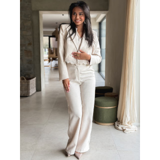 Blazer court Ambrine - Beige