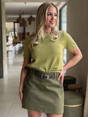 Pull Lalika - Vert olive