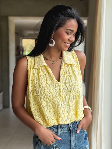 Blouse Lyvia - Jaune