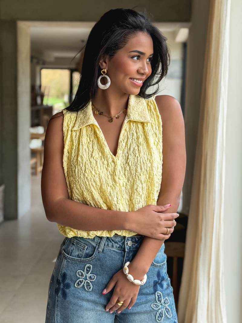 Blouse Lyvia - Jaune