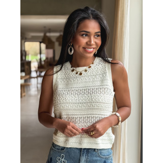 Blouse Cathya - Crème