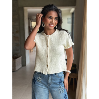 Gilet Lonella - Crème