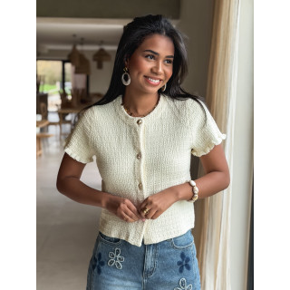 Gilet Lonella - Crème