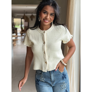 Gilet Lonella - Crème