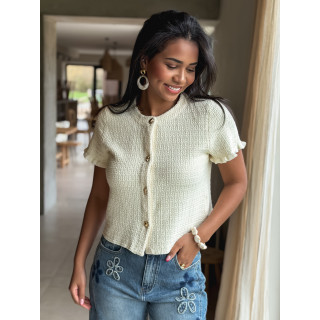 Gilet Lonella - Crème