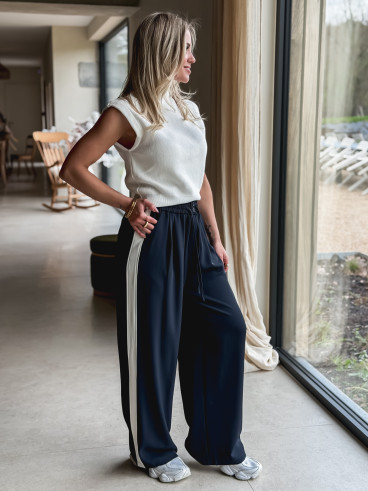 Pantalon Lucianne - Bleu marine