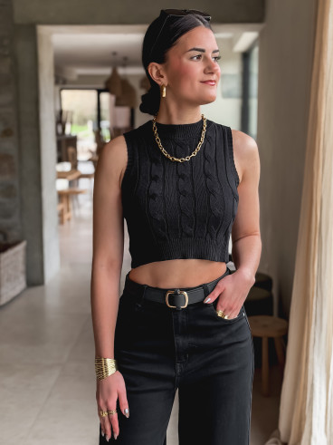 Top court Jelena - Noir