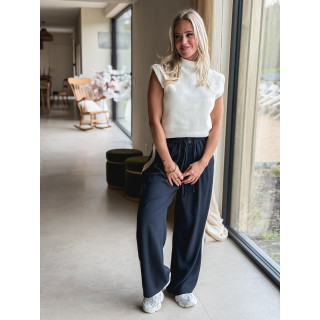 Blouse sans manches Lydie - Blanc