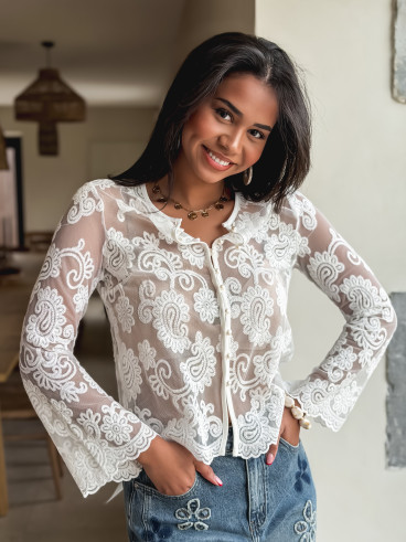 Blouse Ariana - Blanc