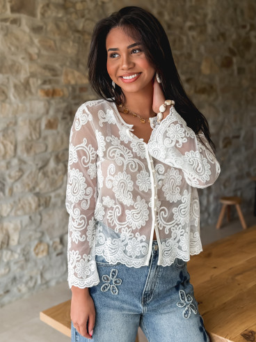 Blouse Ariana - Blanc