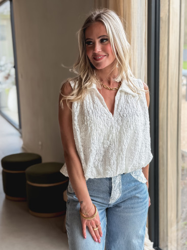 Blouse Lyvia - Blanc