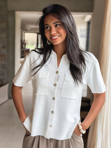 Blouse Thalie - Blanc
