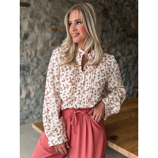 Chemisier à motifs Livi - Rose