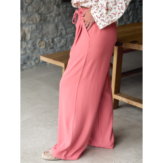 Pantalon fluide Emy - Rose